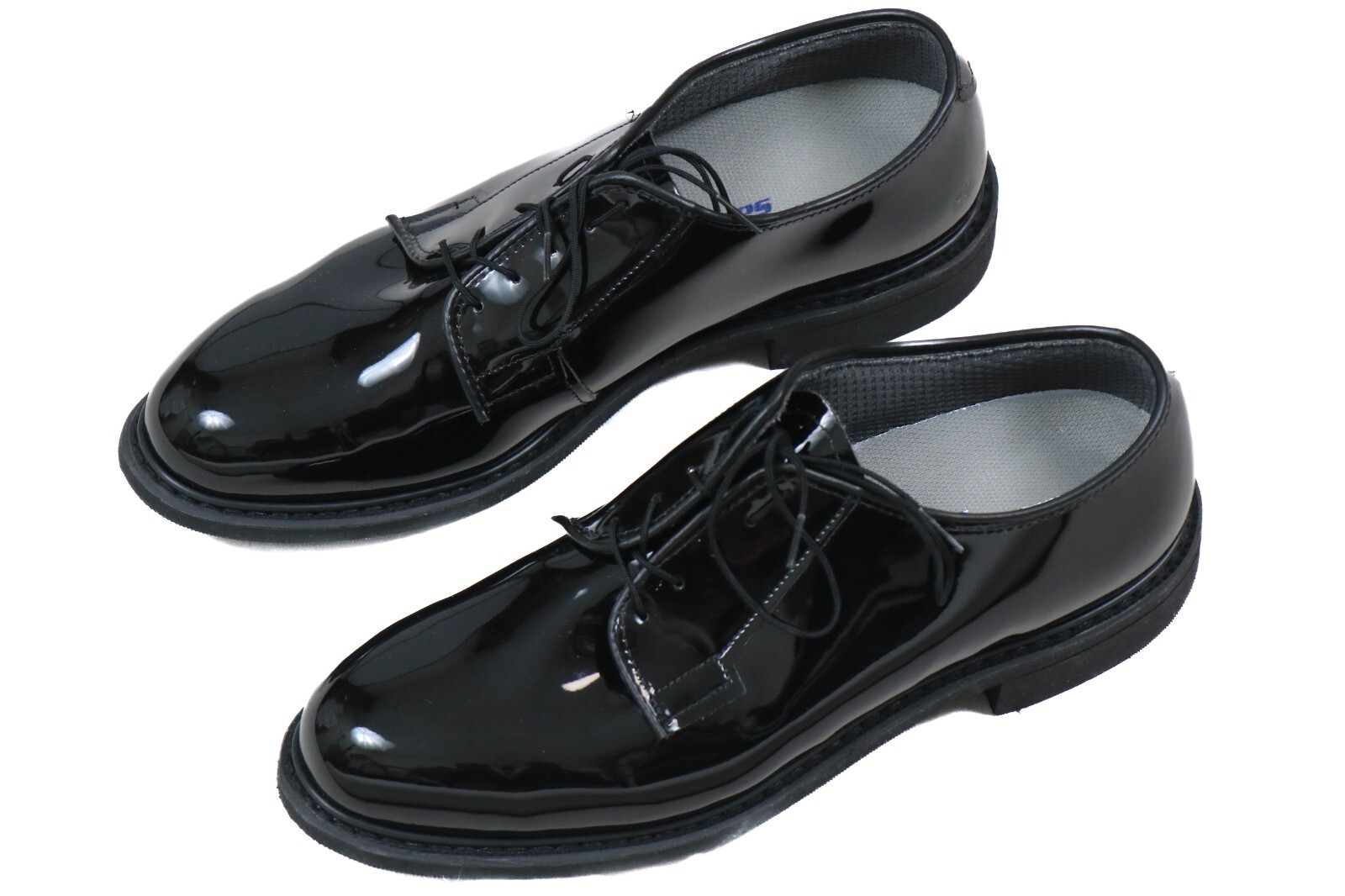 10 EEE - BATES US Military High Gloss Oxford Shoes Dress Shoe ASU Uniform VIBRAM