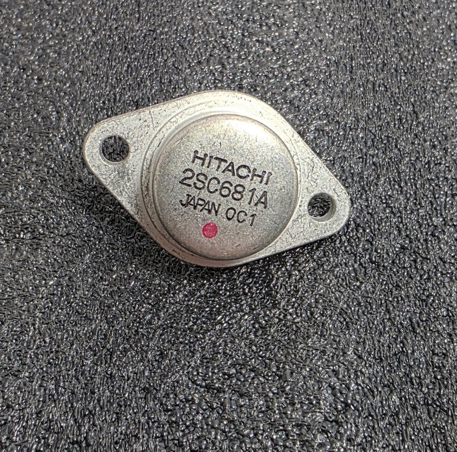 Hitachi 2SC681A Power Transistor: TO-3: Designed for High–Voltage: NOS