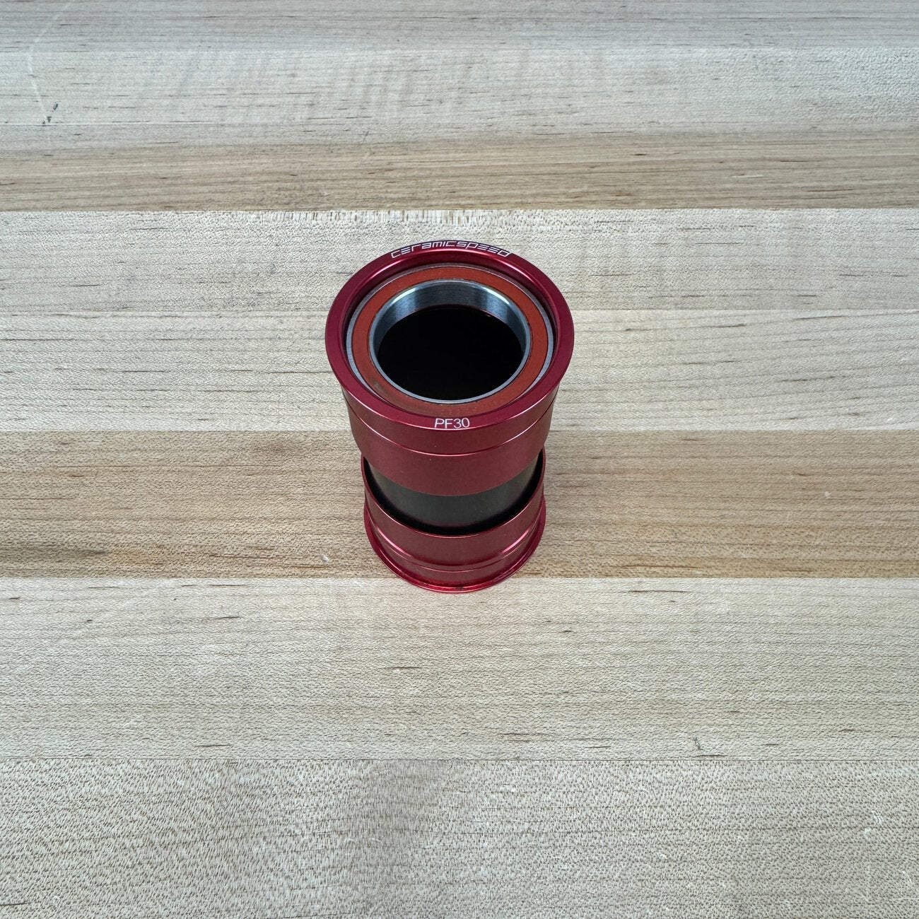 Low Mile! Ceramicspeed PF30 for 30mm Spindle Red Bike Bottom Bracket 94g