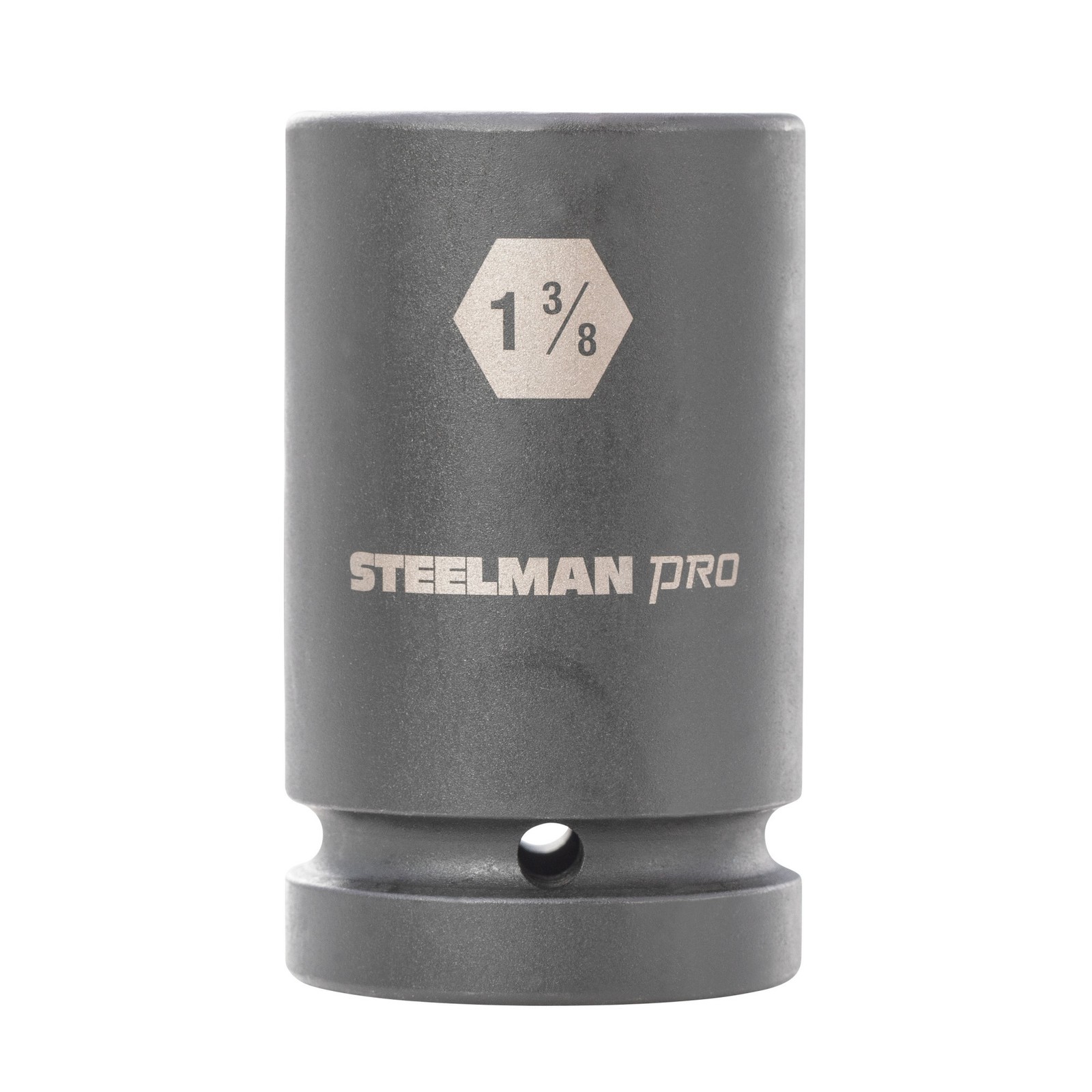 STEELMAN 1-Inch Drive 1-3/8-Inch 6-Point Deep Impact Socket, 60539