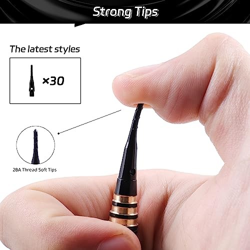 Professional Soft Tip Darts Set 18 Grams with 30 Extra Dart Tips and Gift