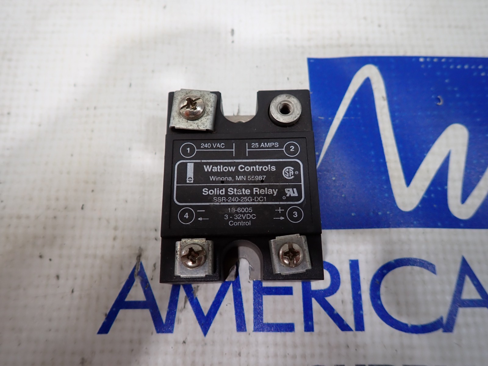 Watlo Control SSR-240-25G-DC1 Solid State Relay 240VAC 25A