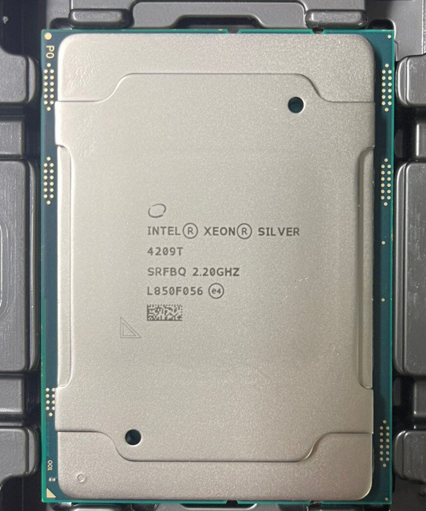 Intel Xeon Silver 4209T SRFBQ 8-core 2.2GHz 70w LGA3647 server CPU processor