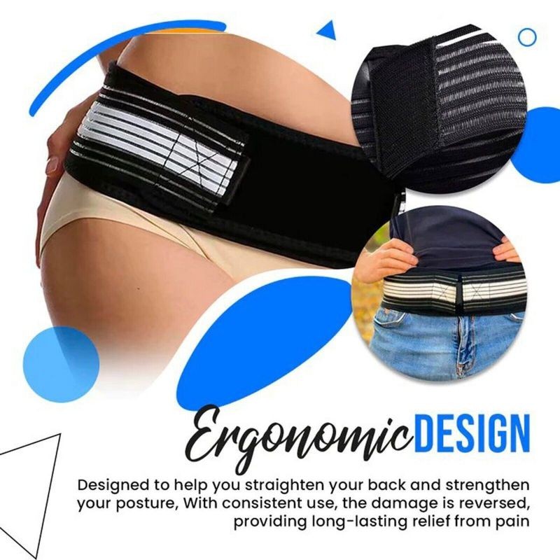 The Plus Size Back Wrap Back Pain Relief Support Lower Lumbowrap Hip & Lower