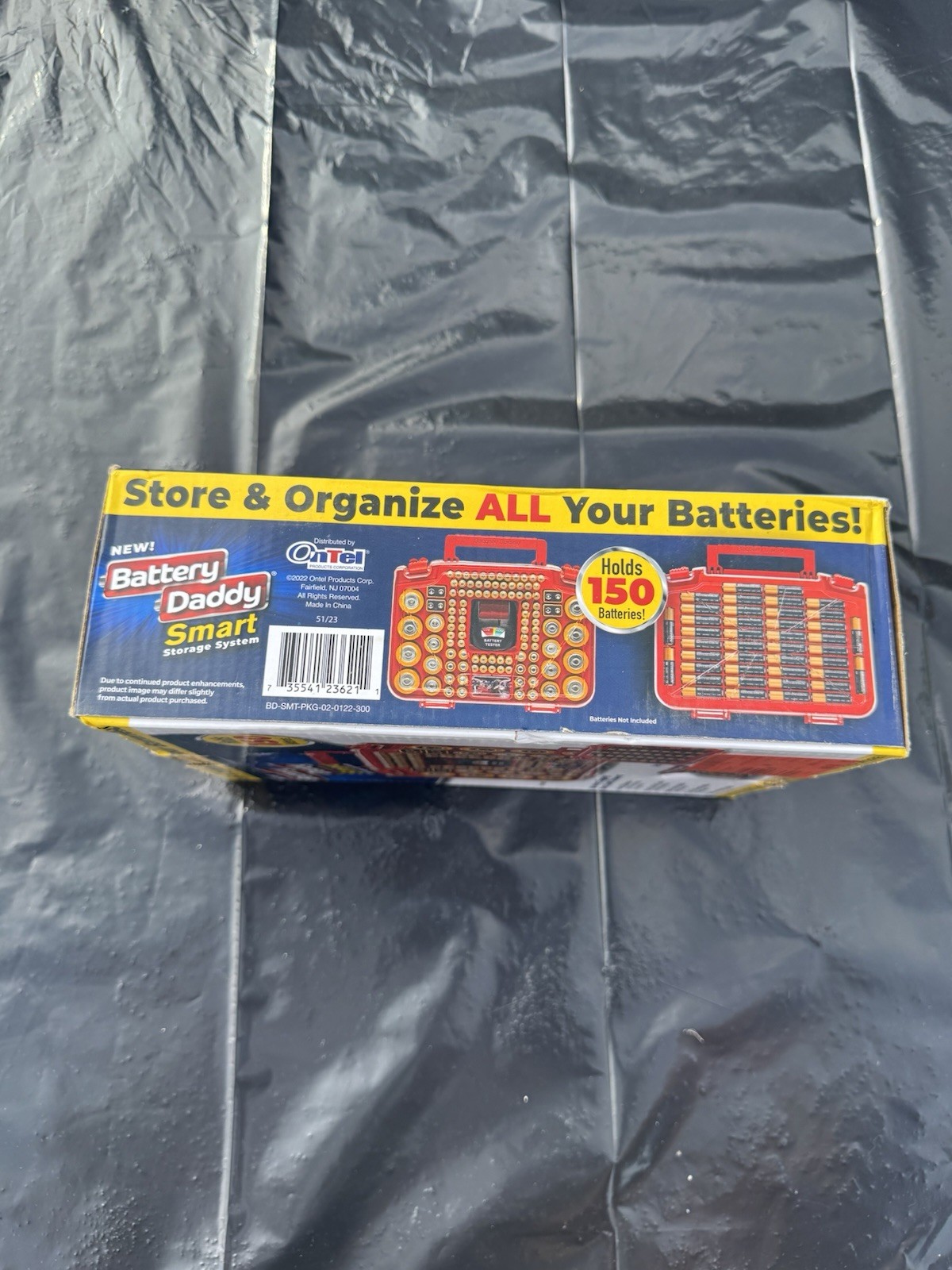 Battery Daddy Battery Organizer Double Sided Holds 150 Batteries