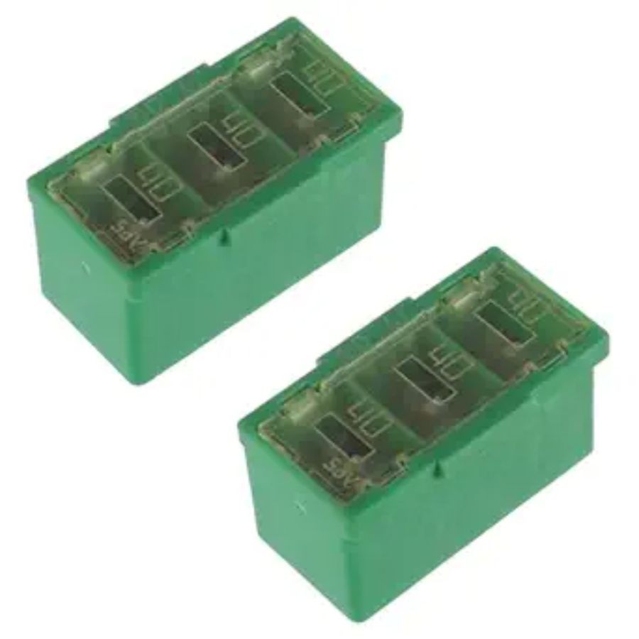 Slotted Automotive MCASE Shaped Cartridge Fuse Kit-40A 40A 40A