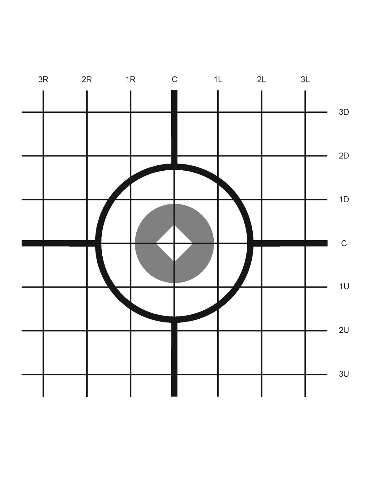 Scope Sighting Targets 04- Pistol, Rifle, Archery, Air Rifle, Pellet  40 Targets