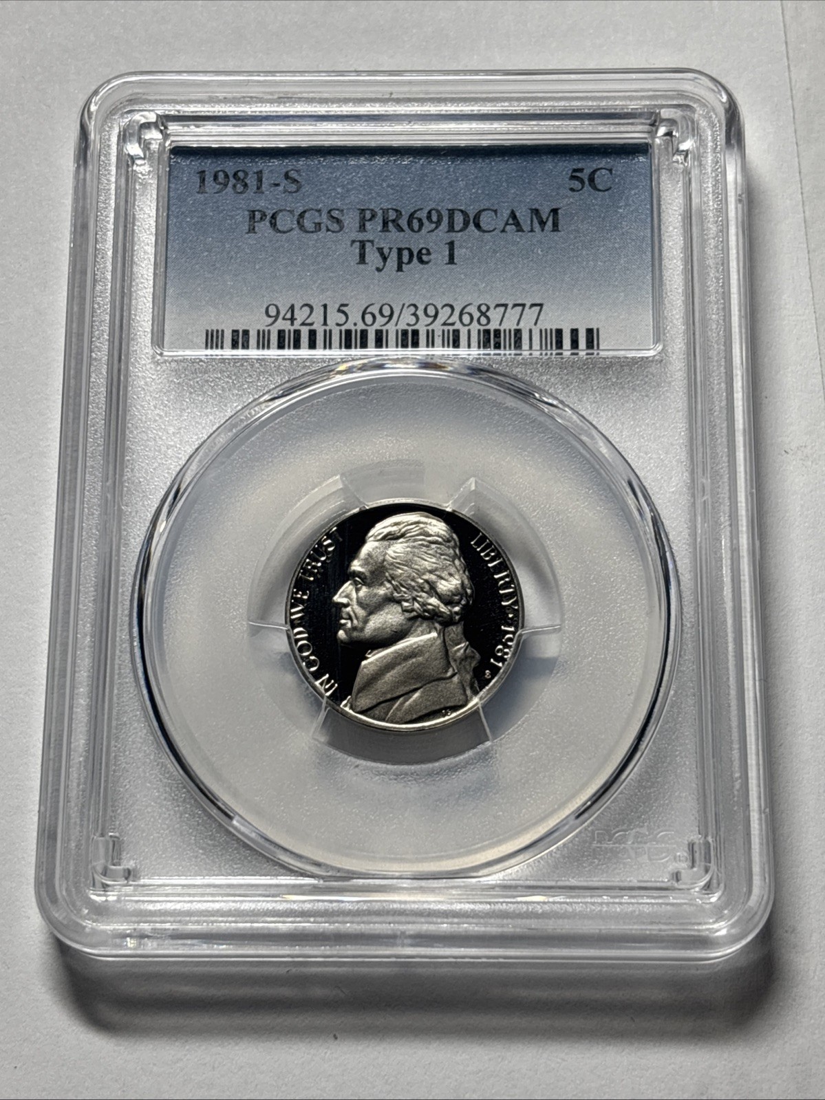 1981-S 6pc Proof Set - PCGS PR69DCAM (WITH S.B.A.)