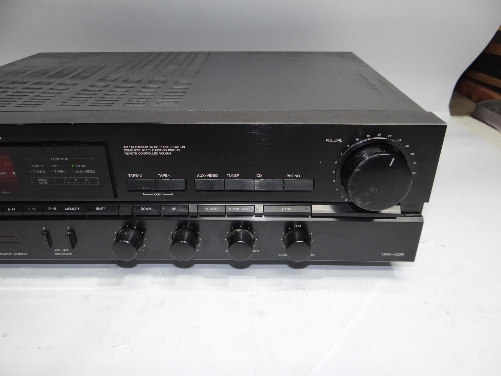 Denon DRA-425R Precision Audio Component AM FM Stereo Receiver Tested