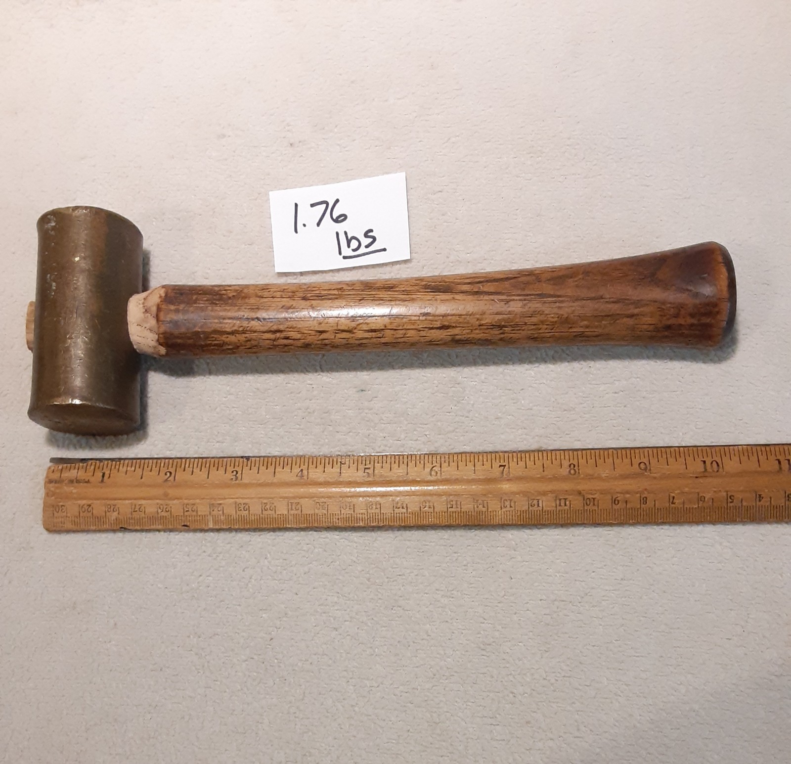 Brass Hammer Overall 1.76 LBS