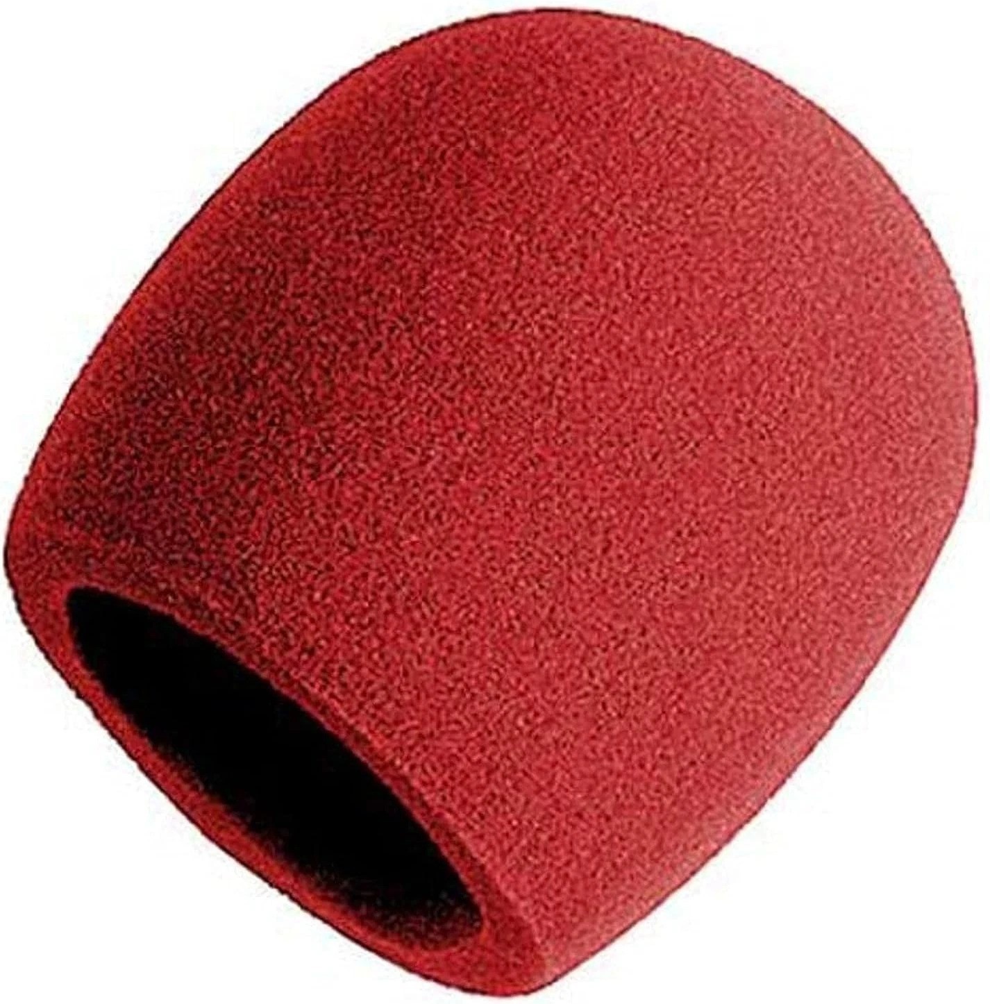 Foam Ball-Type Microphone Windscreen, Red