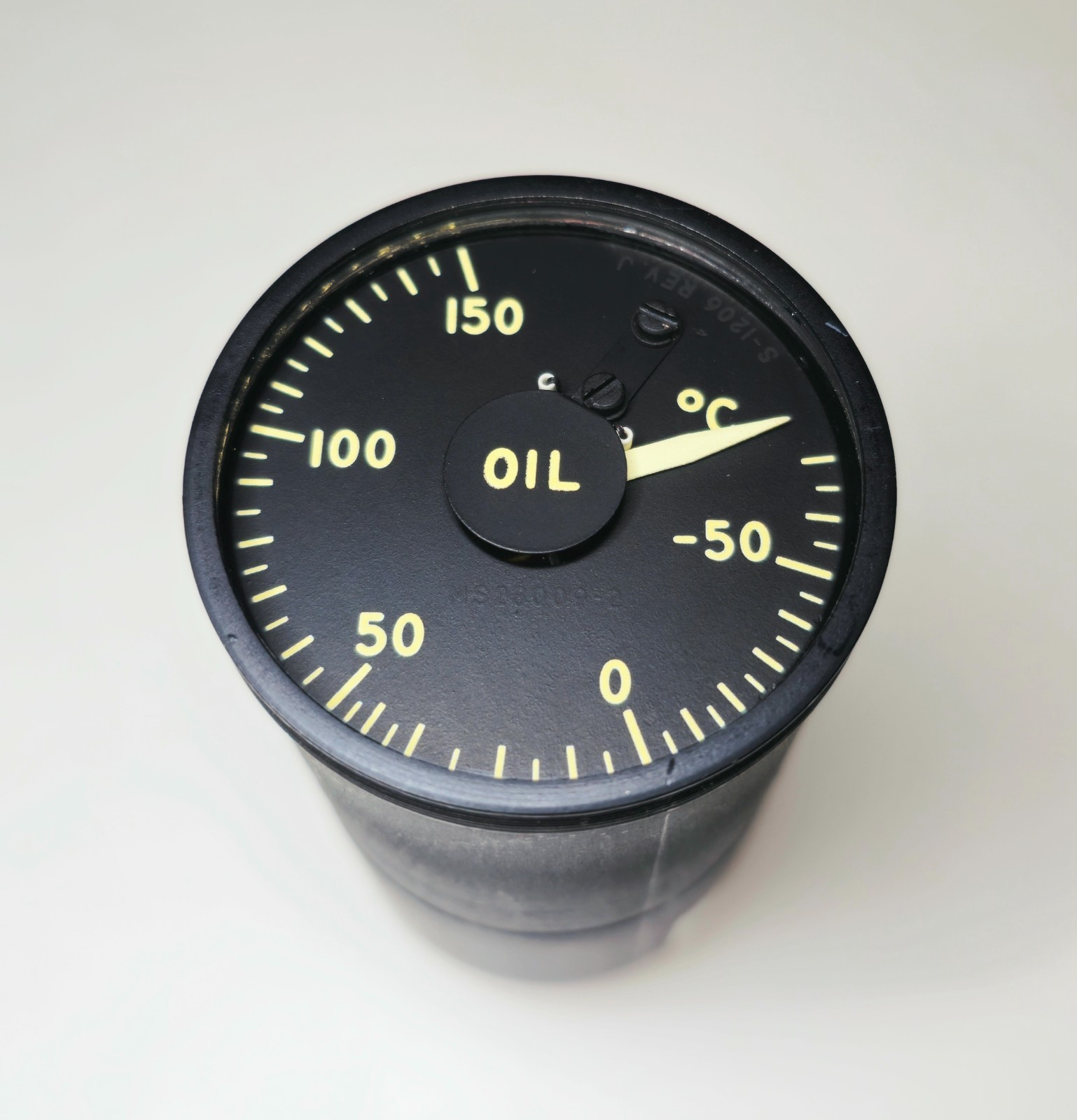 Lewis Engineering G-11 Oil Temperature Indicator MS28009-2
