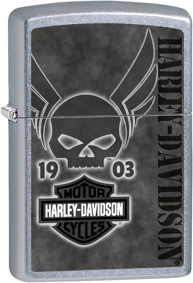 Zippo Harley-davidson Skull Street Matte 28741