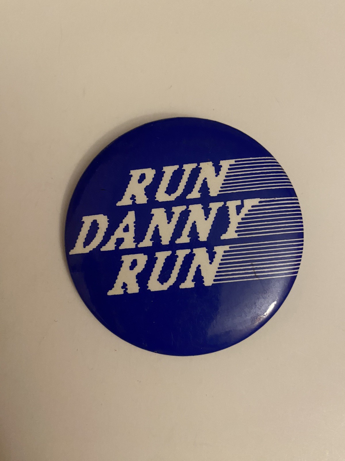 Run Danny Run 1989 Mayor Chicago Pin Back Button P56