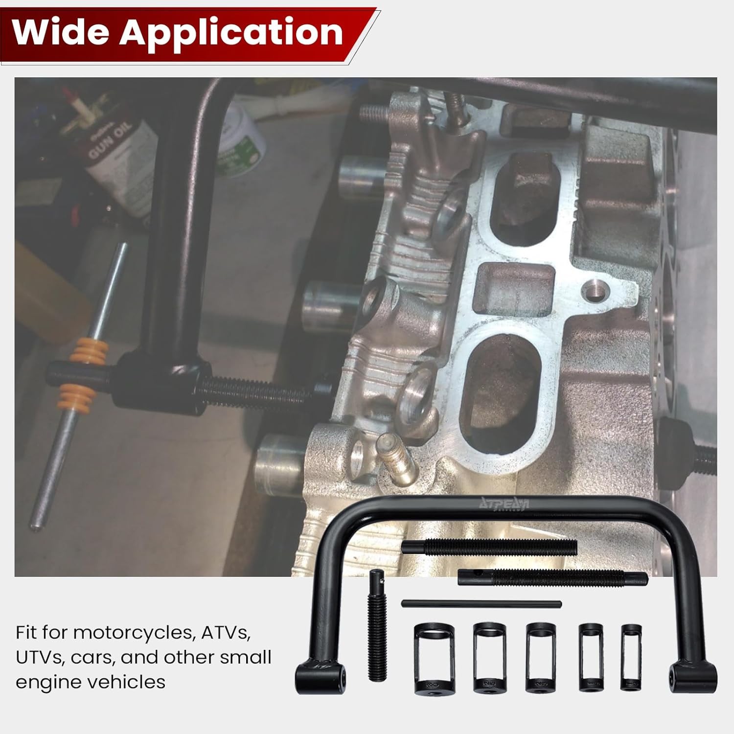 ATPEAM Auto Valve Spring Compressor C Clamp Tool Set Suitable for...