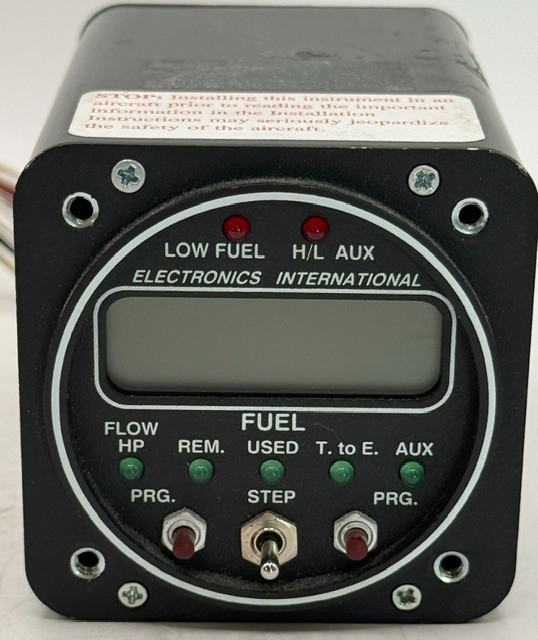 Electronics Intl FP-5 Digital Fuel Computer Inst. P/N:FP-5 S/N:075904 As Removed