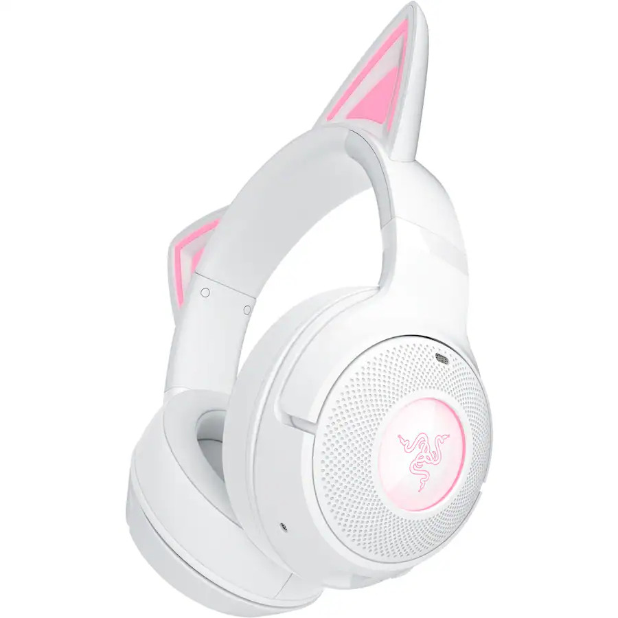 Razer Kraken Kitty V2 BT Wireless Bluetooth RGB Headset Gaming Headphones White