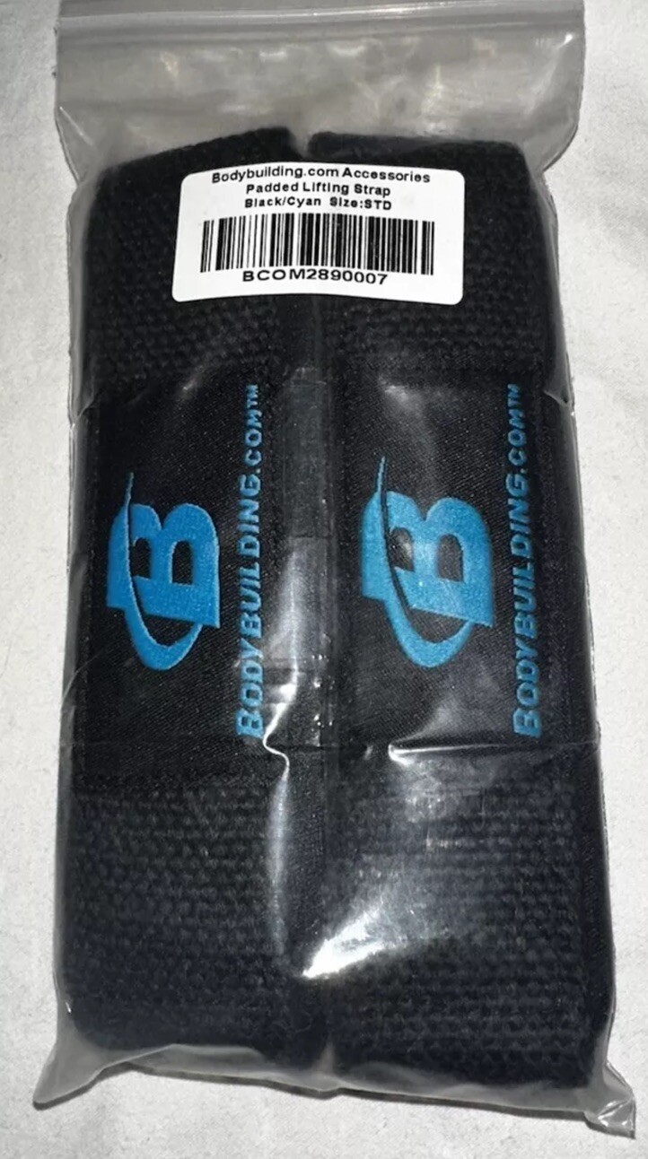 Bodybuilding.com Lifting Straps In Packaging Designed For Men & Women