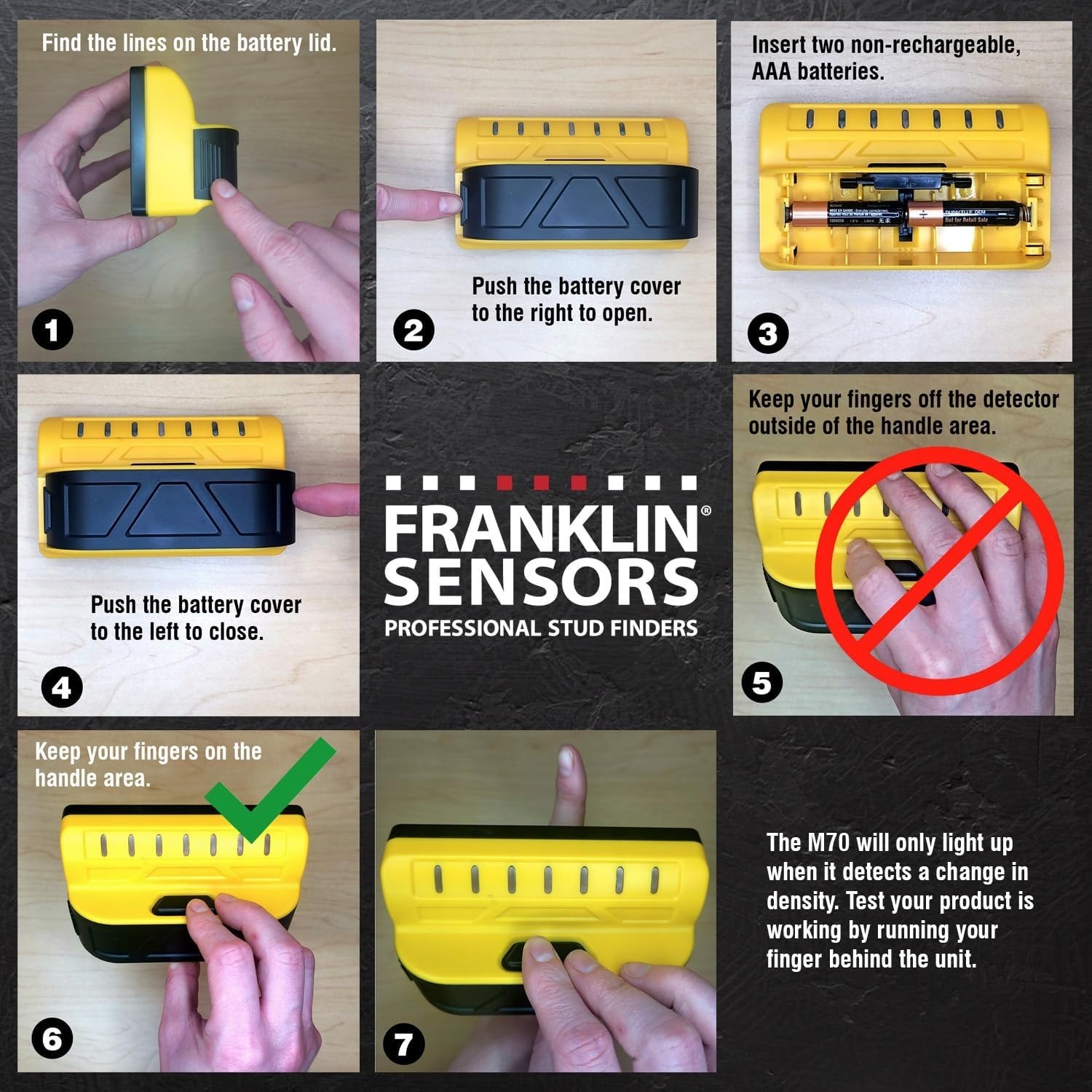 ProSensor M70 Stud Finder: Versatile Wall Detector for Accurate Home Renovations