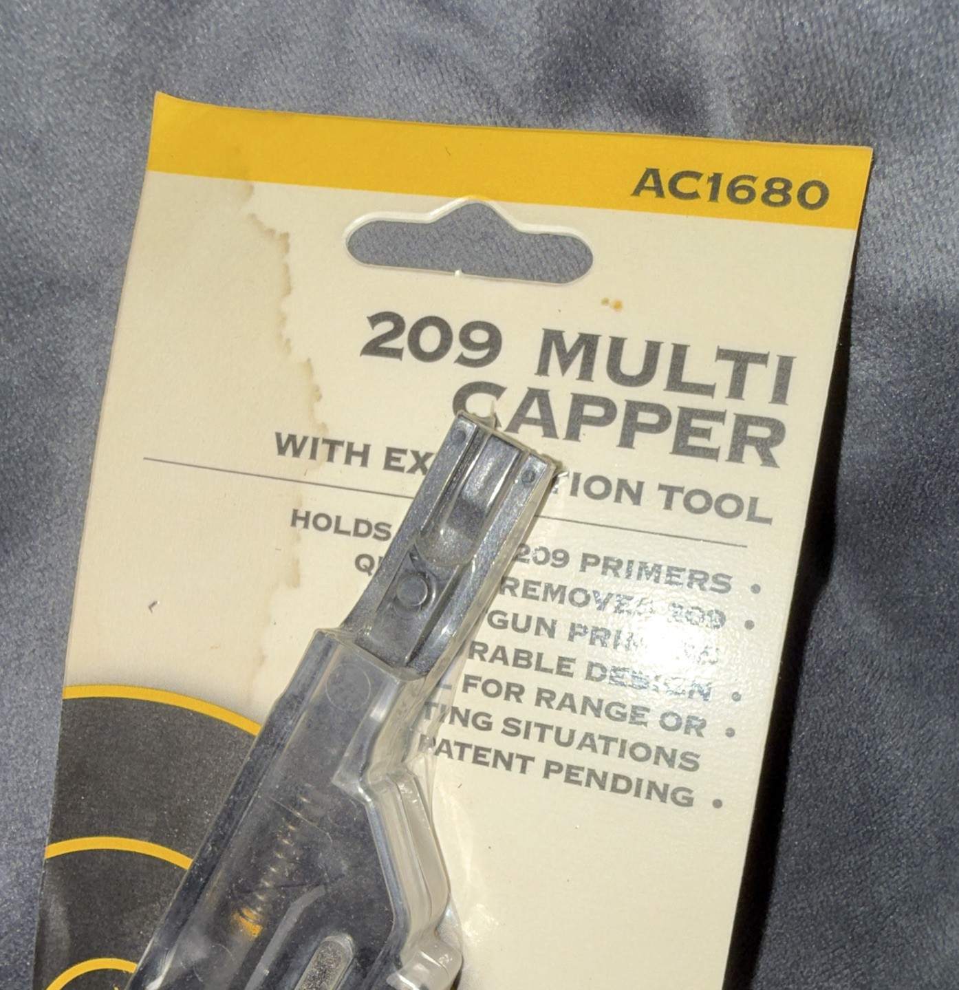 CVA 209 Multi Capper AC1680 with Extraction Tool, Holds 7-Primers, Reusable NWT