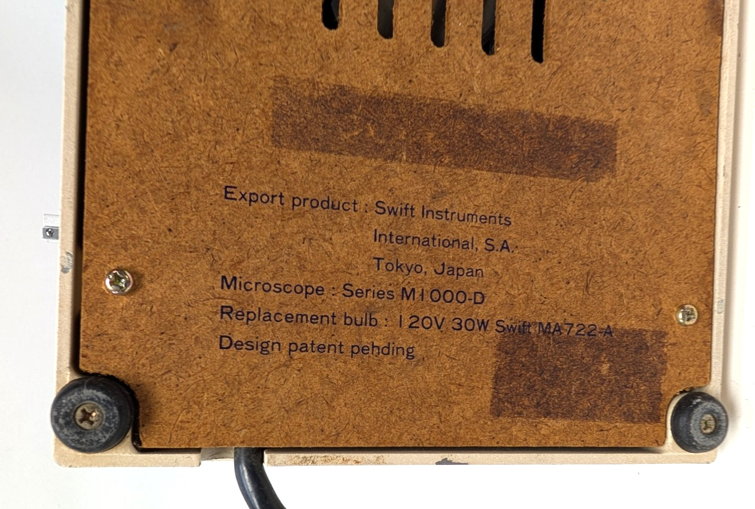 Swift Model M1000-D Microscope Appears Complete and Working PLEASE READ