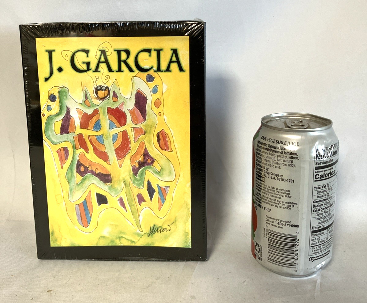 Sealed Jerry Garcia Grateful Greetings Card Set Liquid Blue 8 Cards & Envelopes
