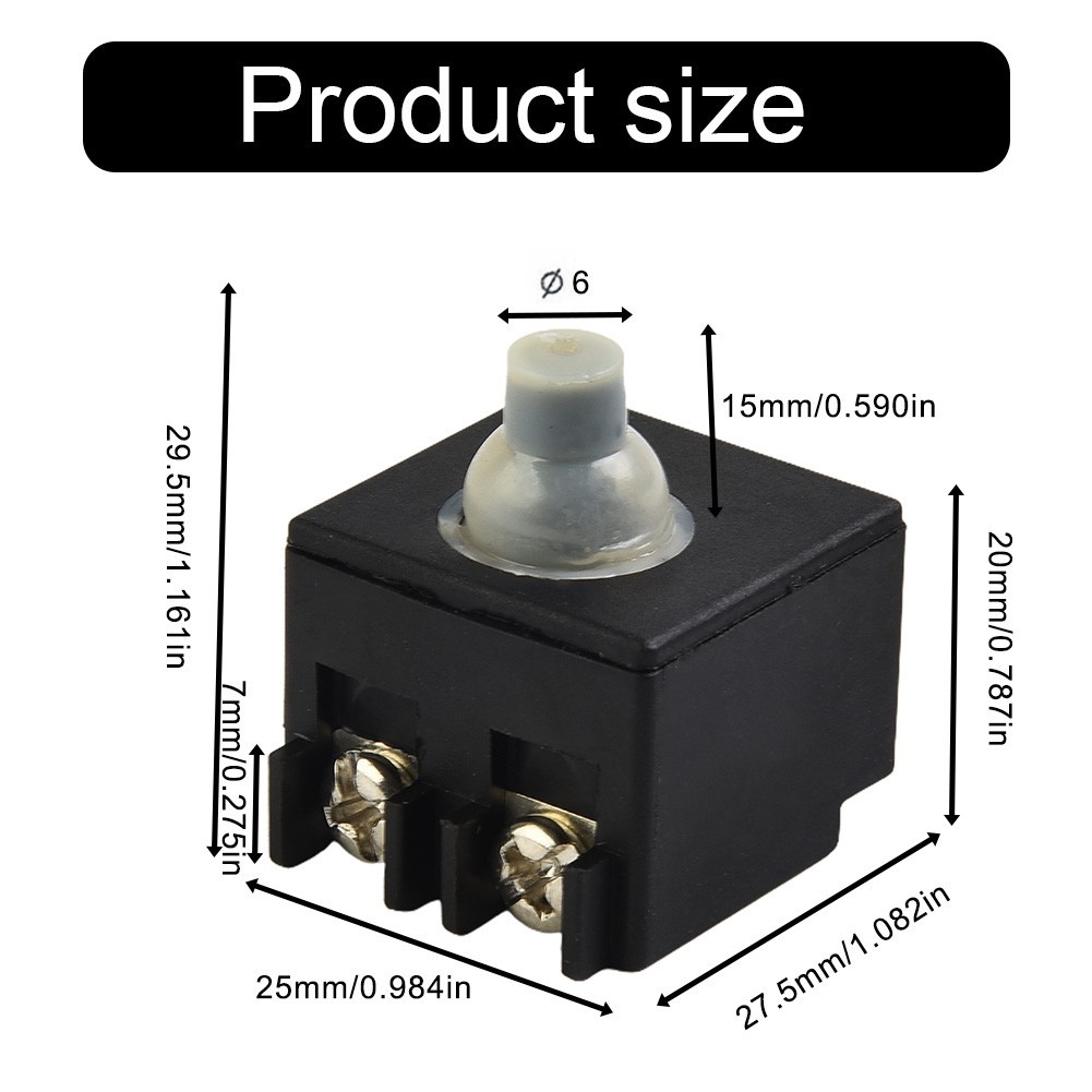 Angle Grinder Switch 100mm /4\" 250 (V) 2pcs Accessories for magnum SANDER