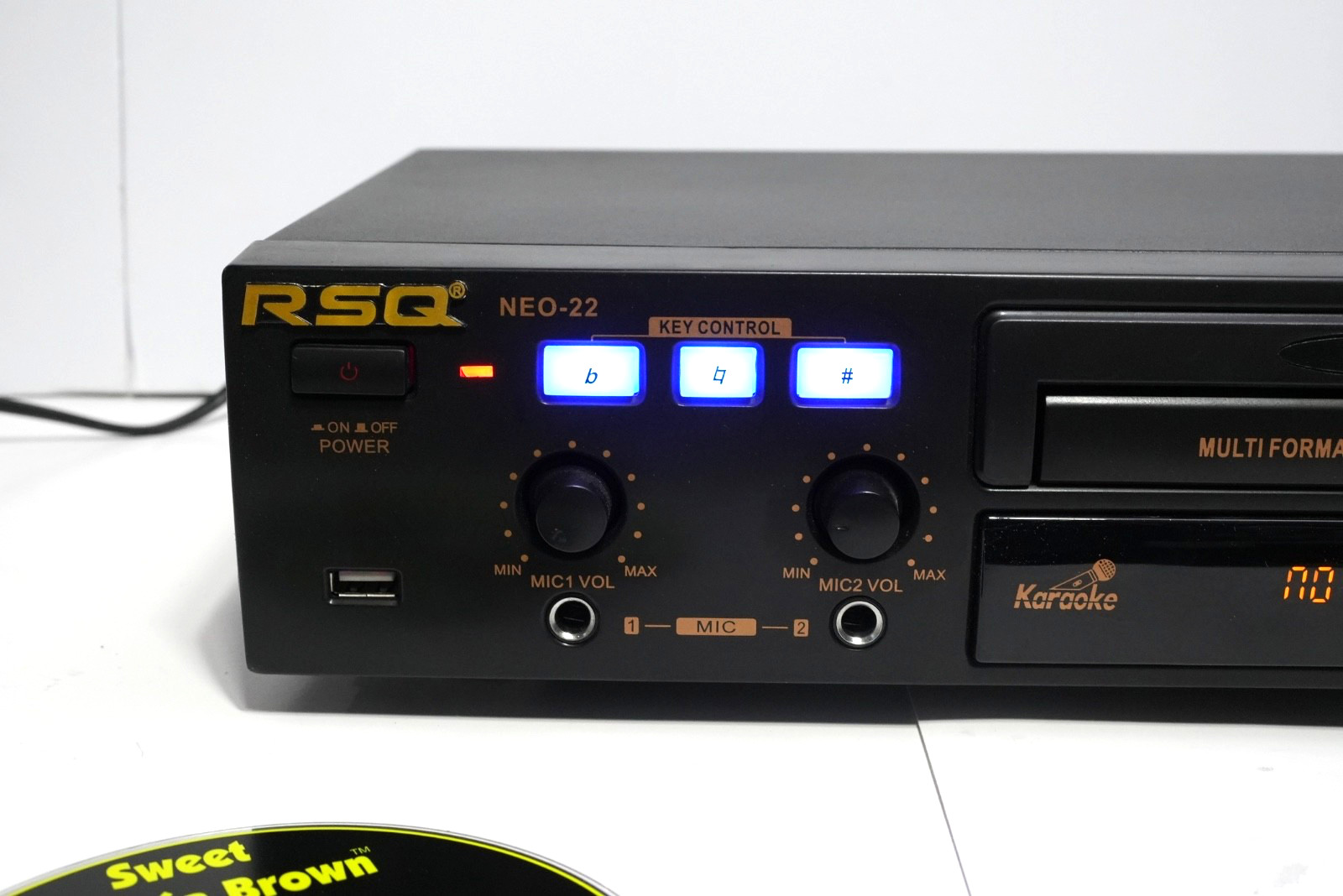 RSQ NEO-22 MULTI-FORMAT KARAOKE PLAYER TESTED WORKING