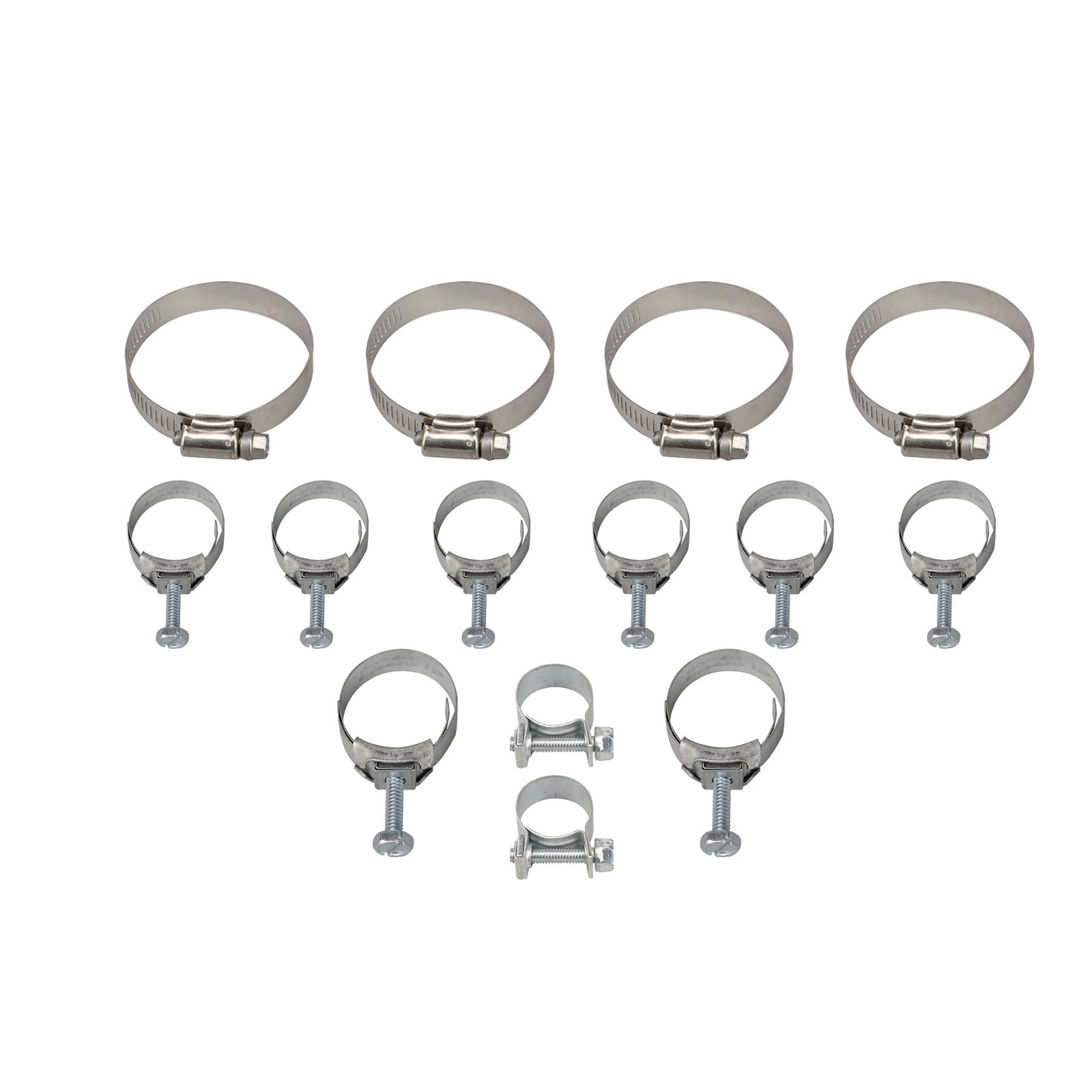 1982 Corvette C3 Cooling System Hose Clamp Kit Radiator Heater 14pc