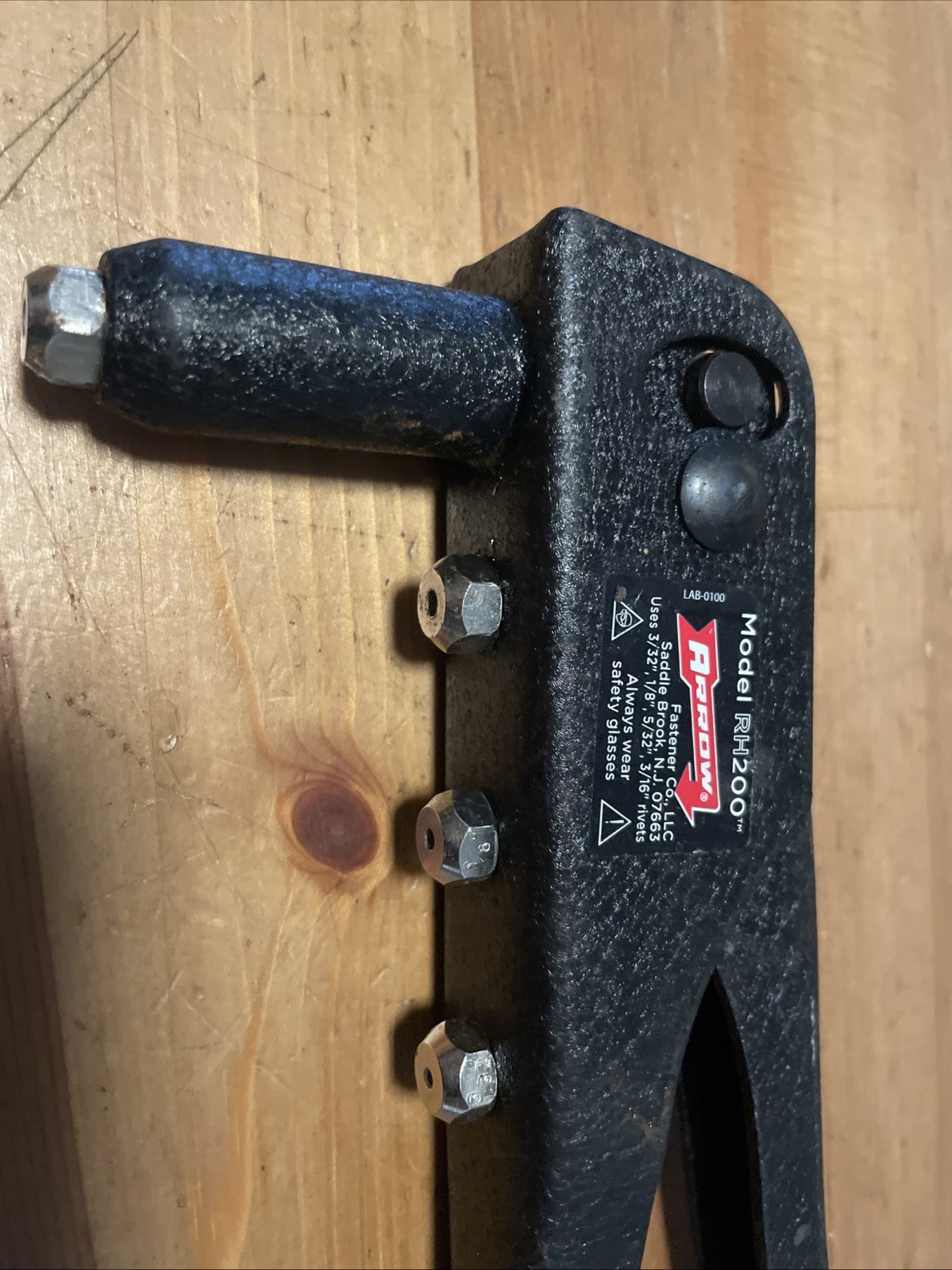 Arrow Model RH200 Fastener Pop Riveter Rivet Gun 4 Sizes