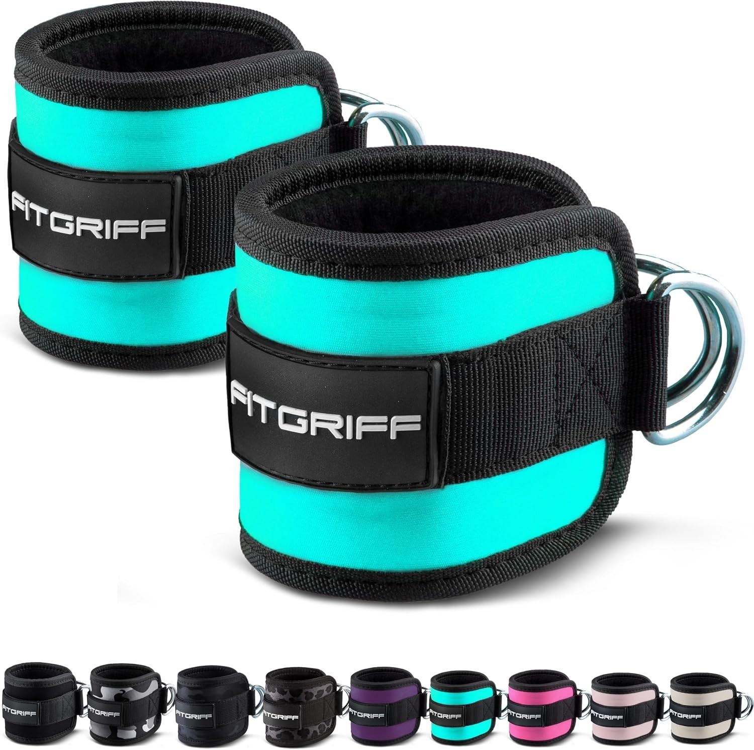Ankle Straps V1 For Cable Machine - Gym Workout Equipment - Leg Pulley Attachmen
