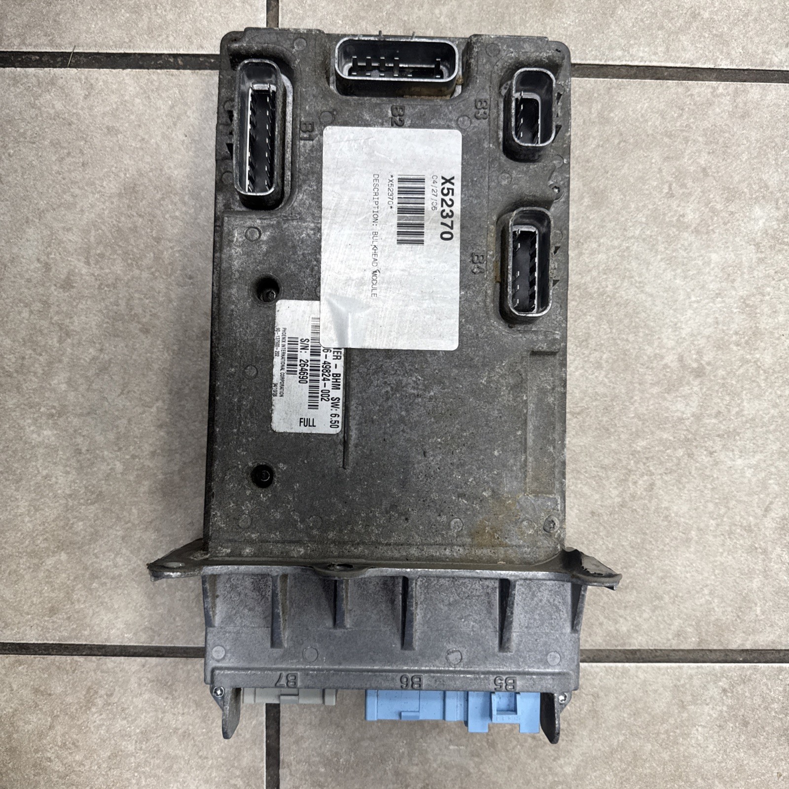 06-49824-002 2007 FREIGHTLINER M2 106 BULKHEAD CONTROL MODULE (BHM) X52370