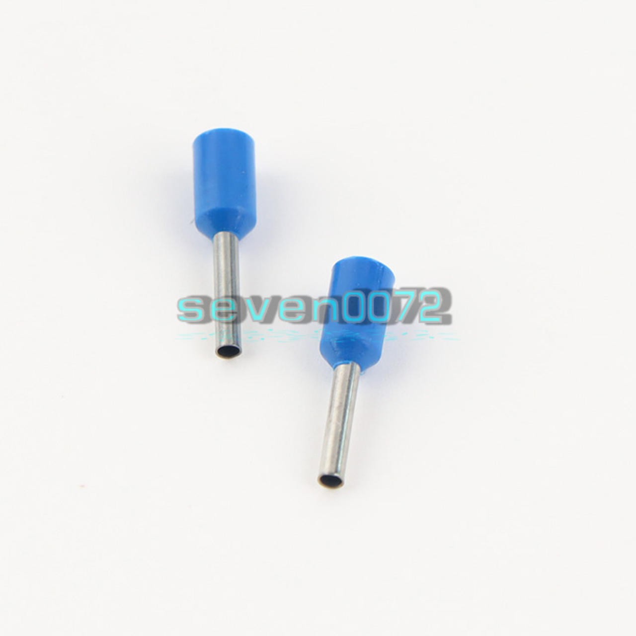 200 Pcs E7508 20AWG 0.75mm2 Wire Crimp Cord End Terminal Insulated Ferrule Blue