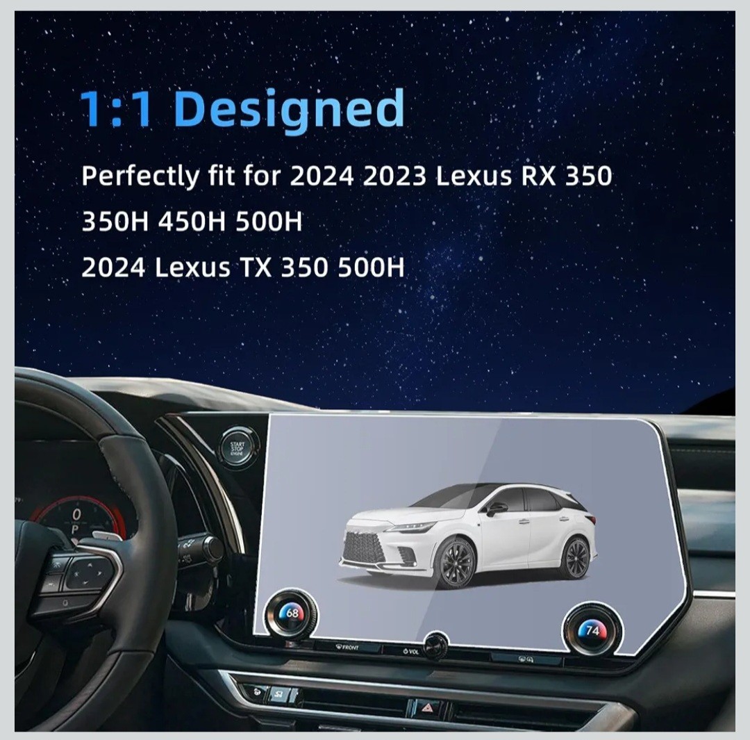 RX 350 Screen Protector for 2023 2024 2025 Lexus 1pc 14''