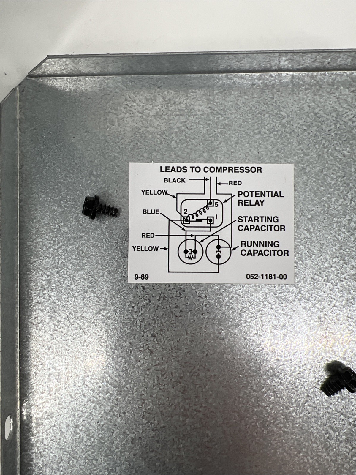 Copeland Compressor, Power Pack, 514-2000-47, Relay, Start & Run Capacitor