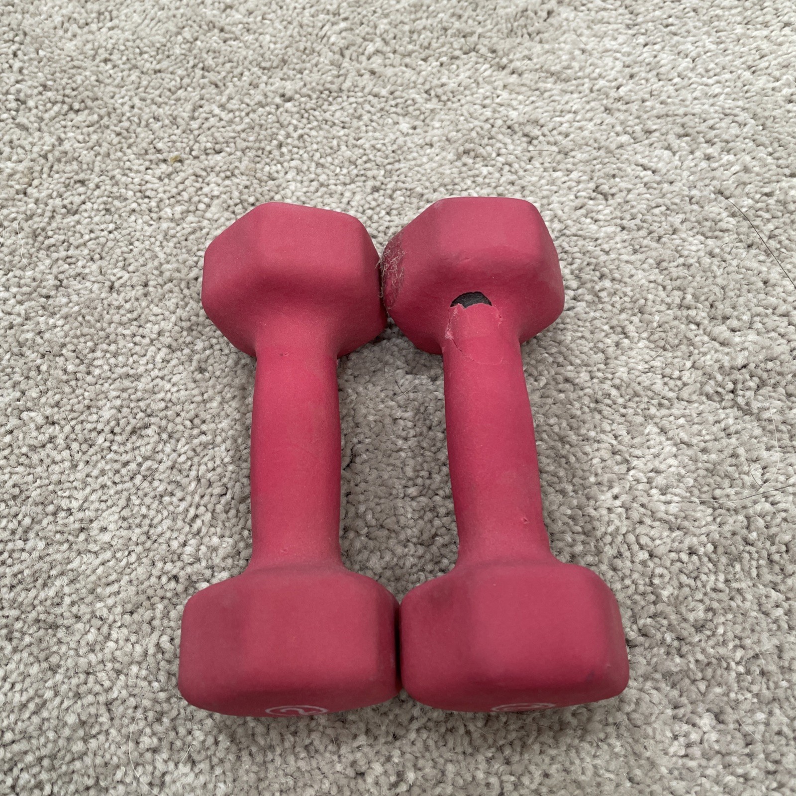 2 lb dumbbells pair
