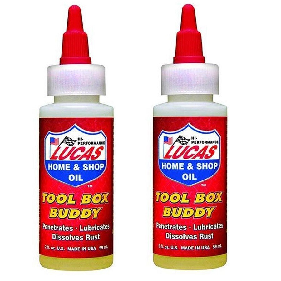 Lucas Oil Air Tool Box Buddy Lube 2oz. Penetrates Lubricates Dissolves Rust x2