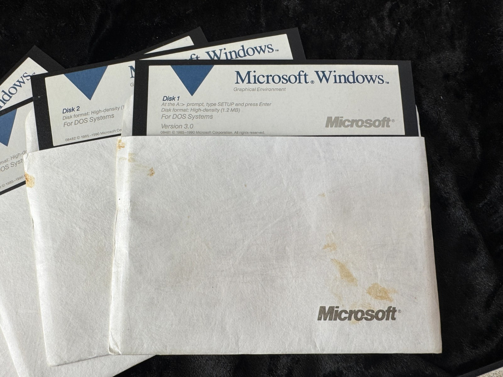 Microsoft Windows Version 3.0 5.25 Media