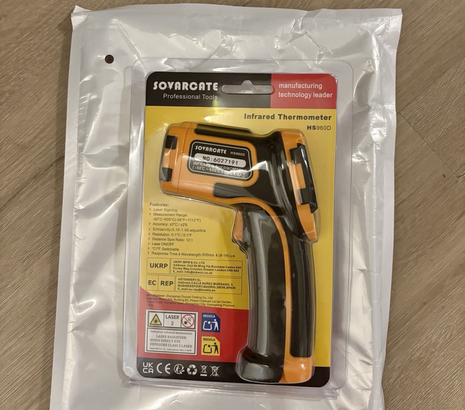 Soyarcate Infrared Thermometer