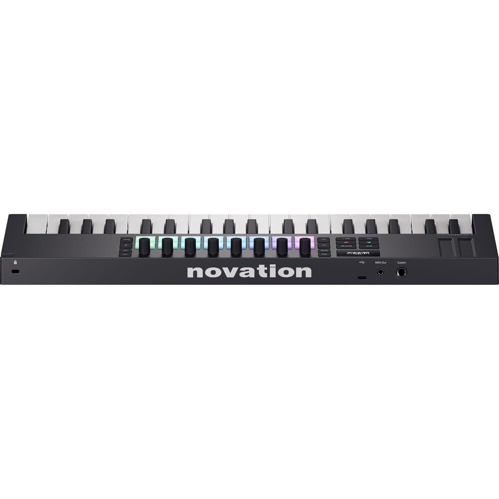 Novation Launchkey Mini 37 MK4 USB MIDI Keyboard Controller Compact, black