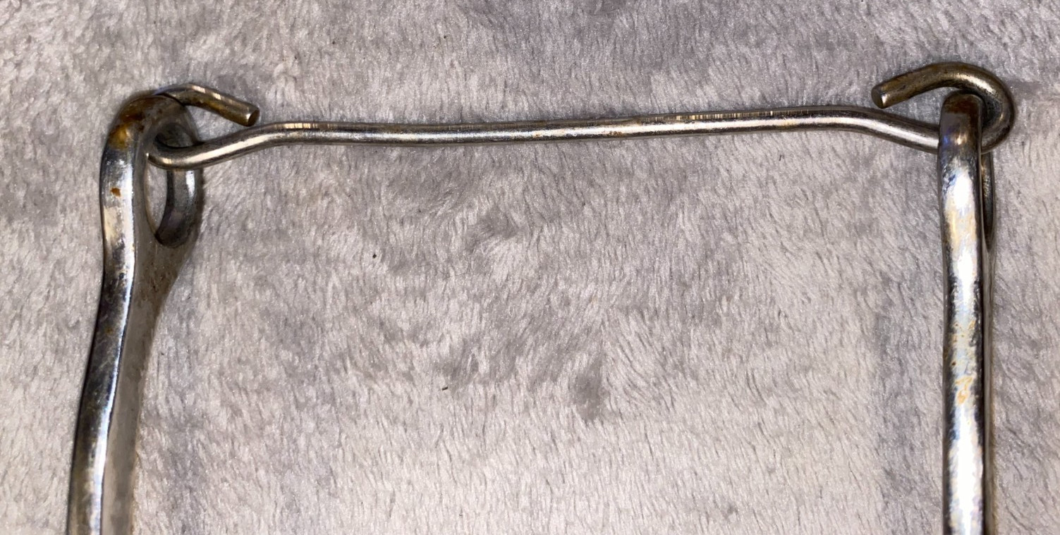 LEATHER NOSE MECHANICAL HACKAMORE WITH CHAIN HORSE SIZE