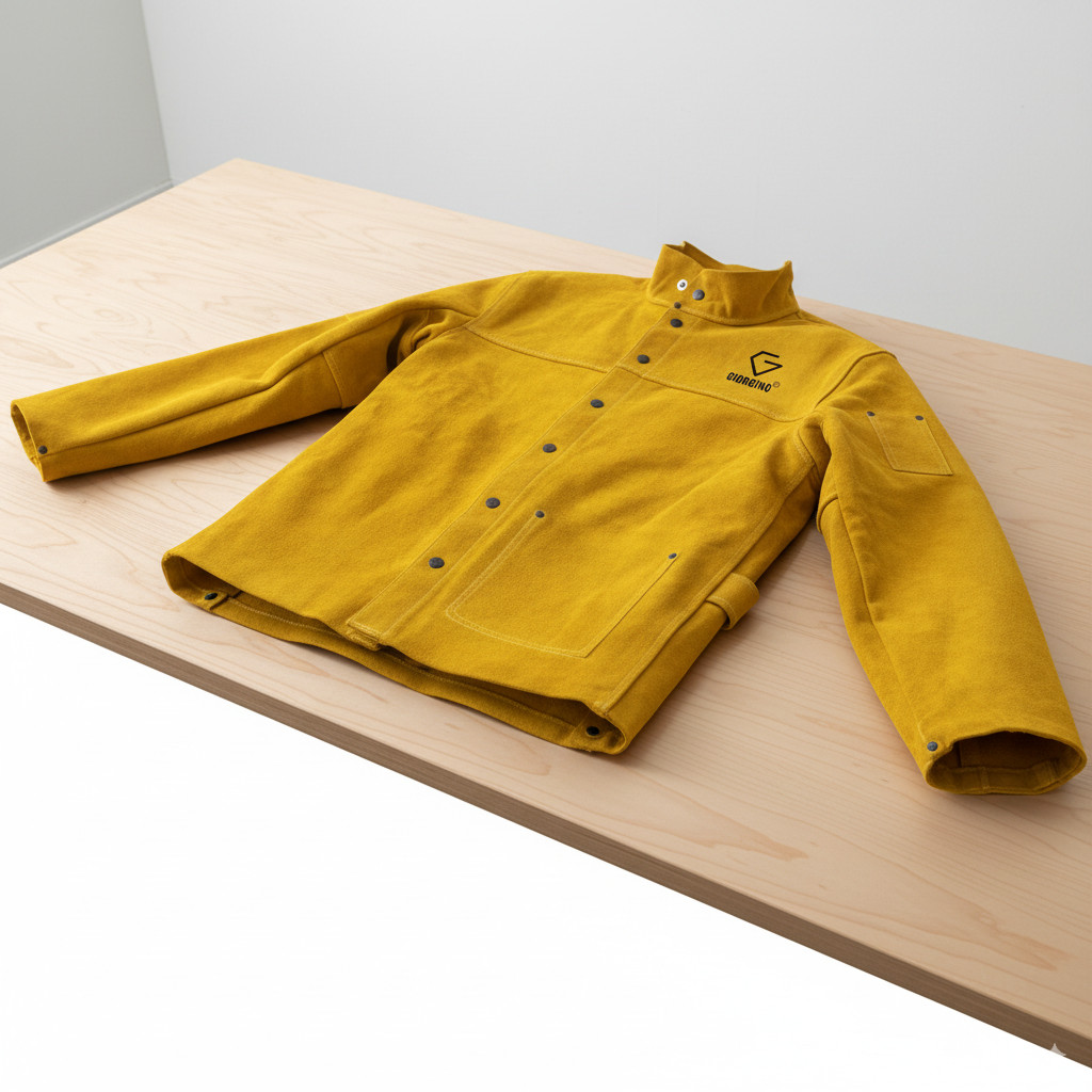 Premium Welding Jacket High Quality Cow Split Welding Jacket Small Medium Sizes