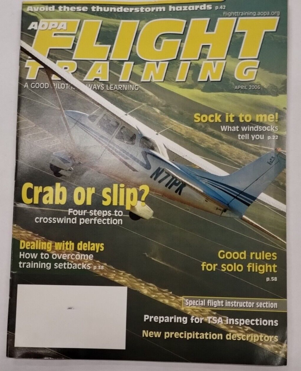 AOPA Flight Training Magazine April 2006-Original