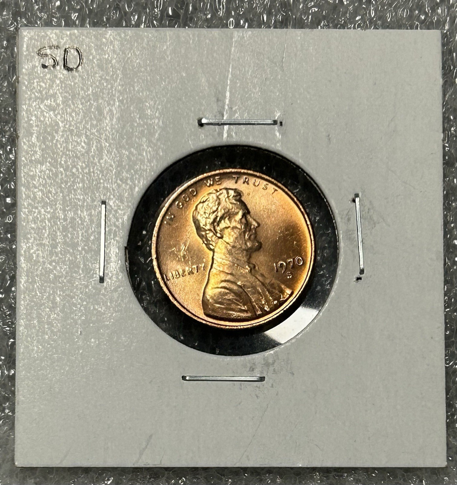 1970 S Small Date Lincoln Memorial 1¢ BOX 67