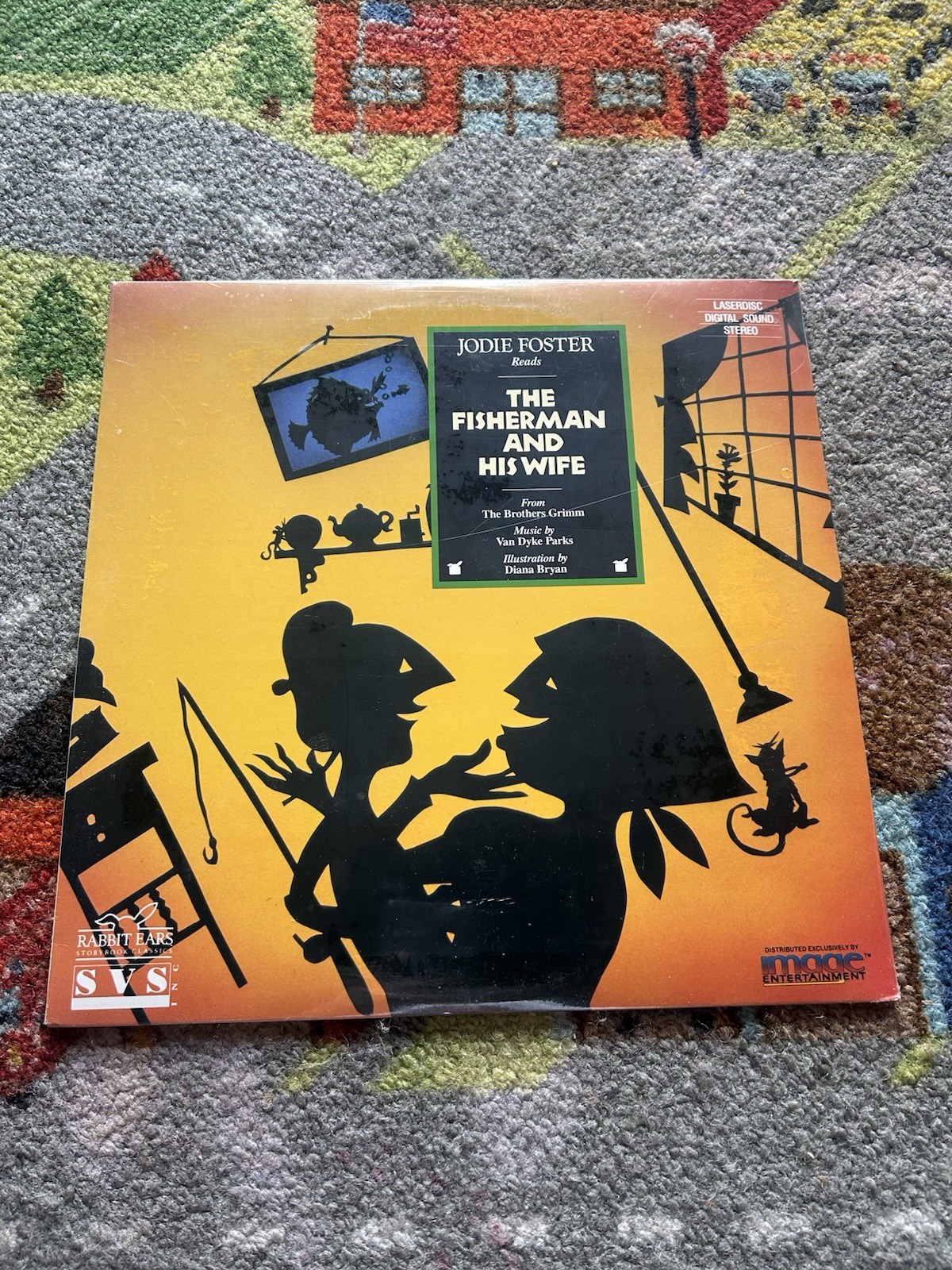 THE FISHERMAN AND HIS WIFE Laserdisc LD BRAND NEW SEALED VERY RARE JODIE FOSTER!