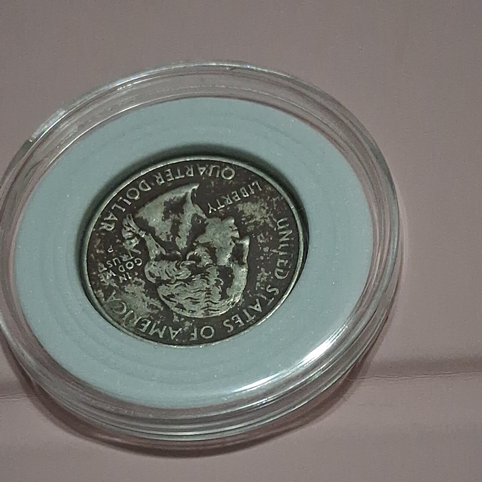 Copper Strike Quarter 2001 Coin Error