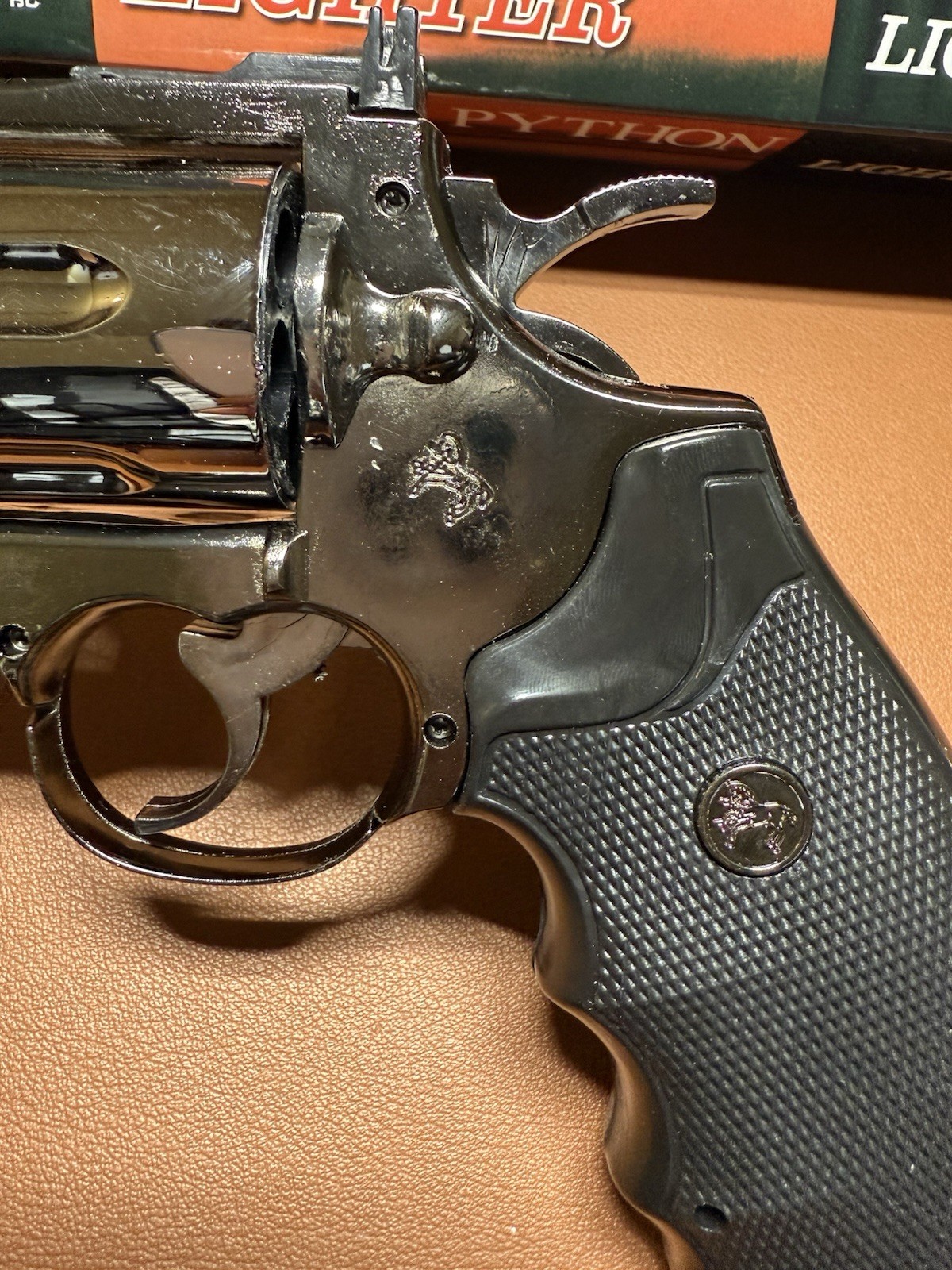 Colt Python 357 Gun Pistol Jet Torch Lighter 1:1 Scale Full Metal Quality Rare