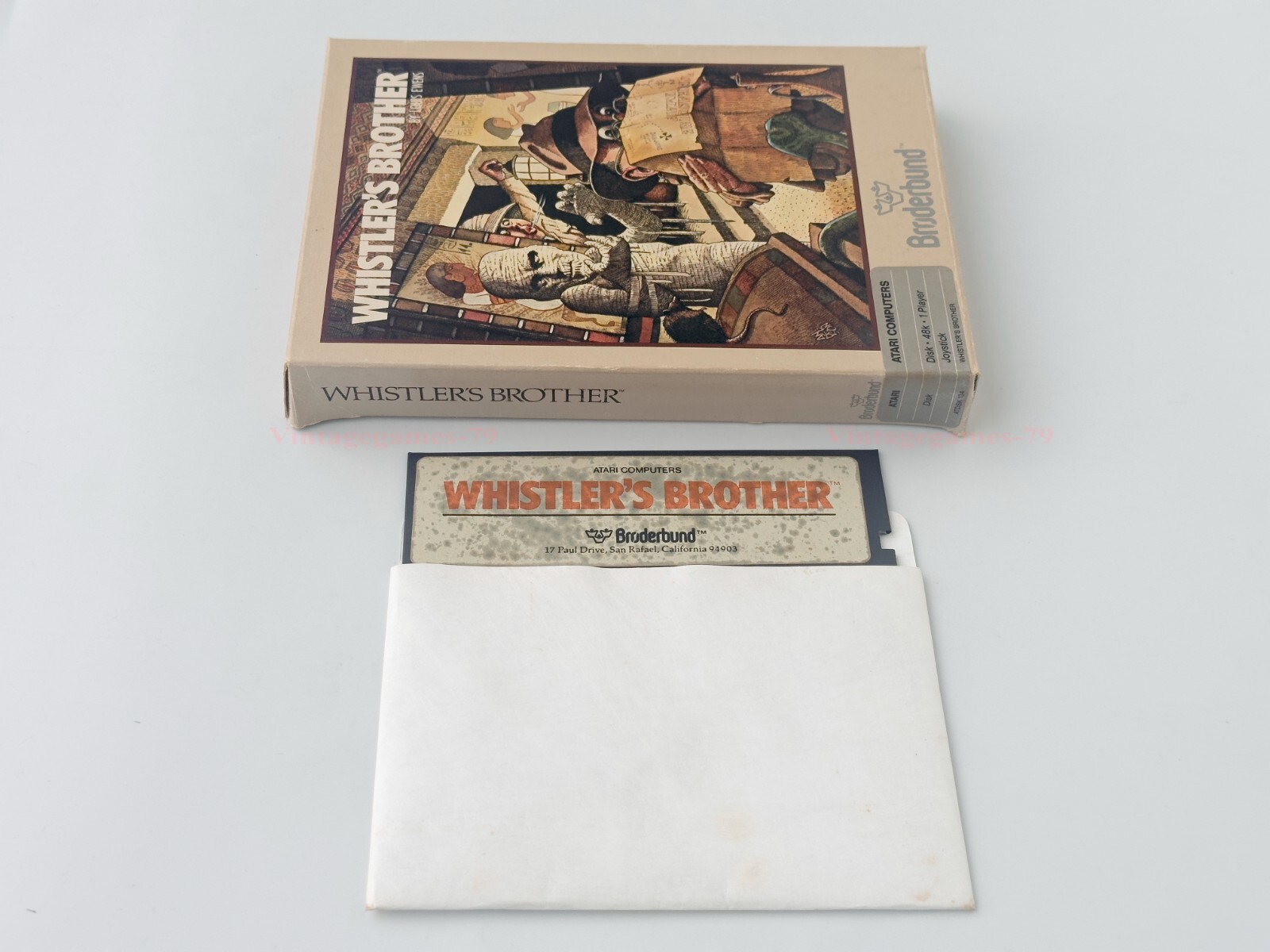 Whistler's Brother - Broderbund Software - 1984 / Atari 8-bit