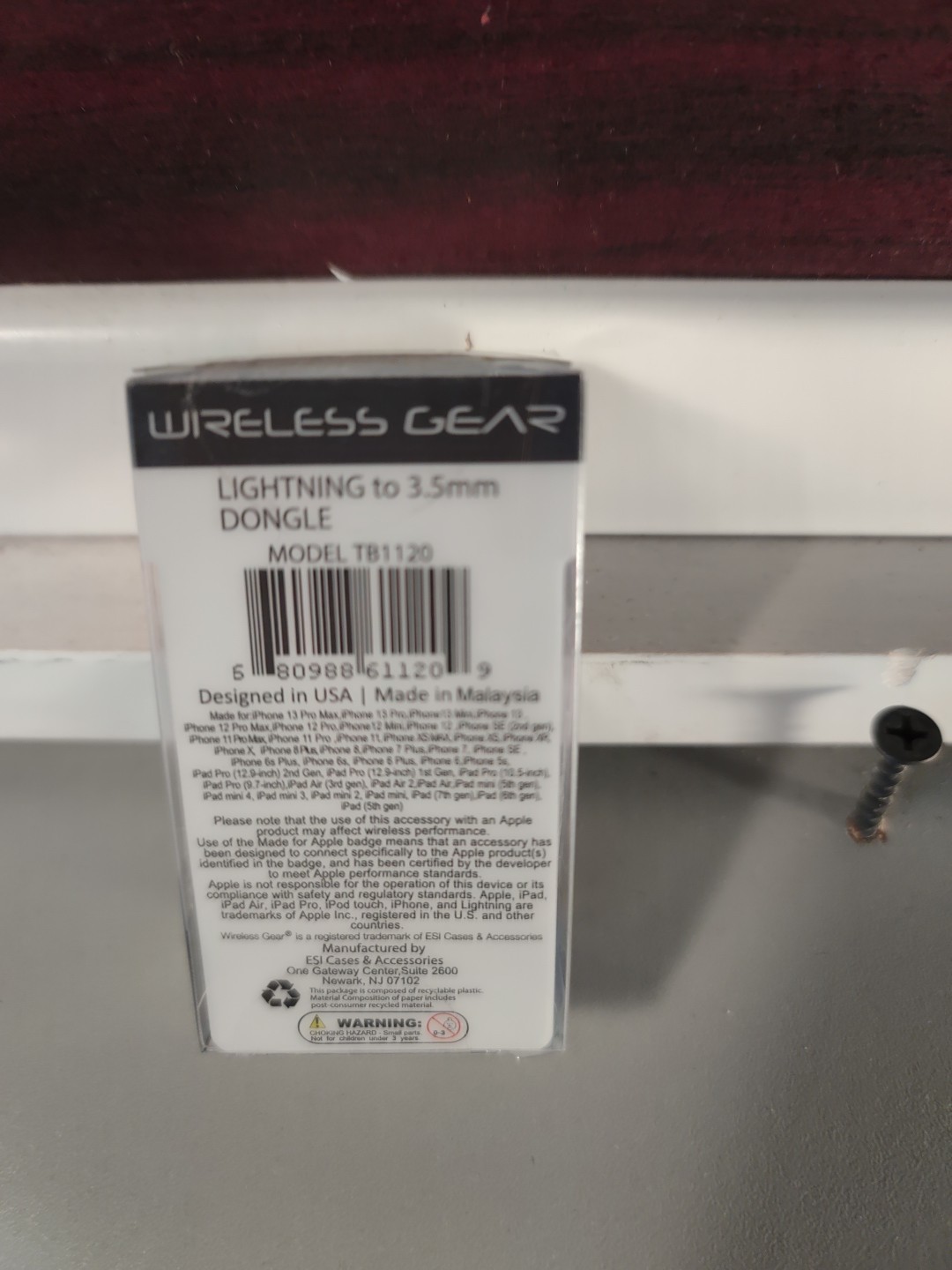 Wireless Gear Dongle Model TB 1120