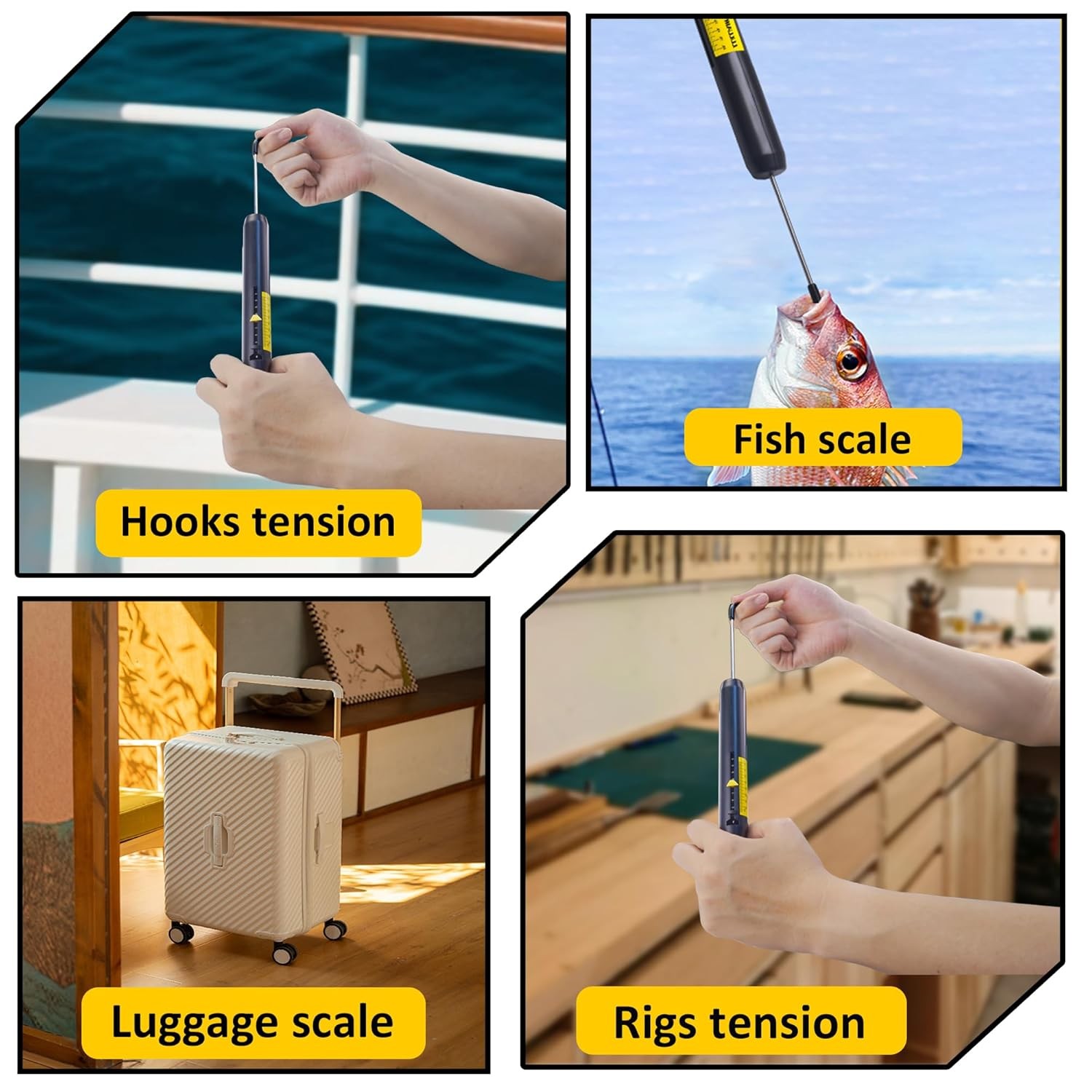 Manual Trigger Pull Scales, Mechanical Gauge with Values...